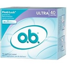 Ob Original Ultra Digital Tampon - 40 per pack -- 12 packs per case.