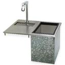 Advance Tabco Bar King NSF Drop-Ins Water Station Ice Bin - 23 Pound Ice Capacity, 21 1/4 x 18 inch.