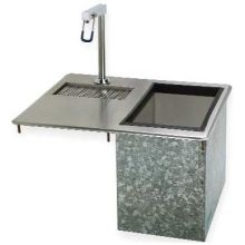 Advance Tabco Bar King NSF Drop-Ins Water Station Ice Bin - 23 Pound Ice Capacity, 21 1/4 x 18 inch.