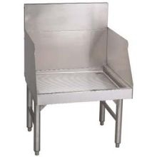 Advance Tabco Prestige 24 inch Series NSF Recess Glass Shelf.