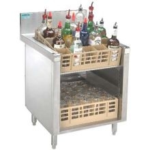 Advance Tabco Prestige 19 inch Series Slanted Glass Rack Storage Cabinet.
