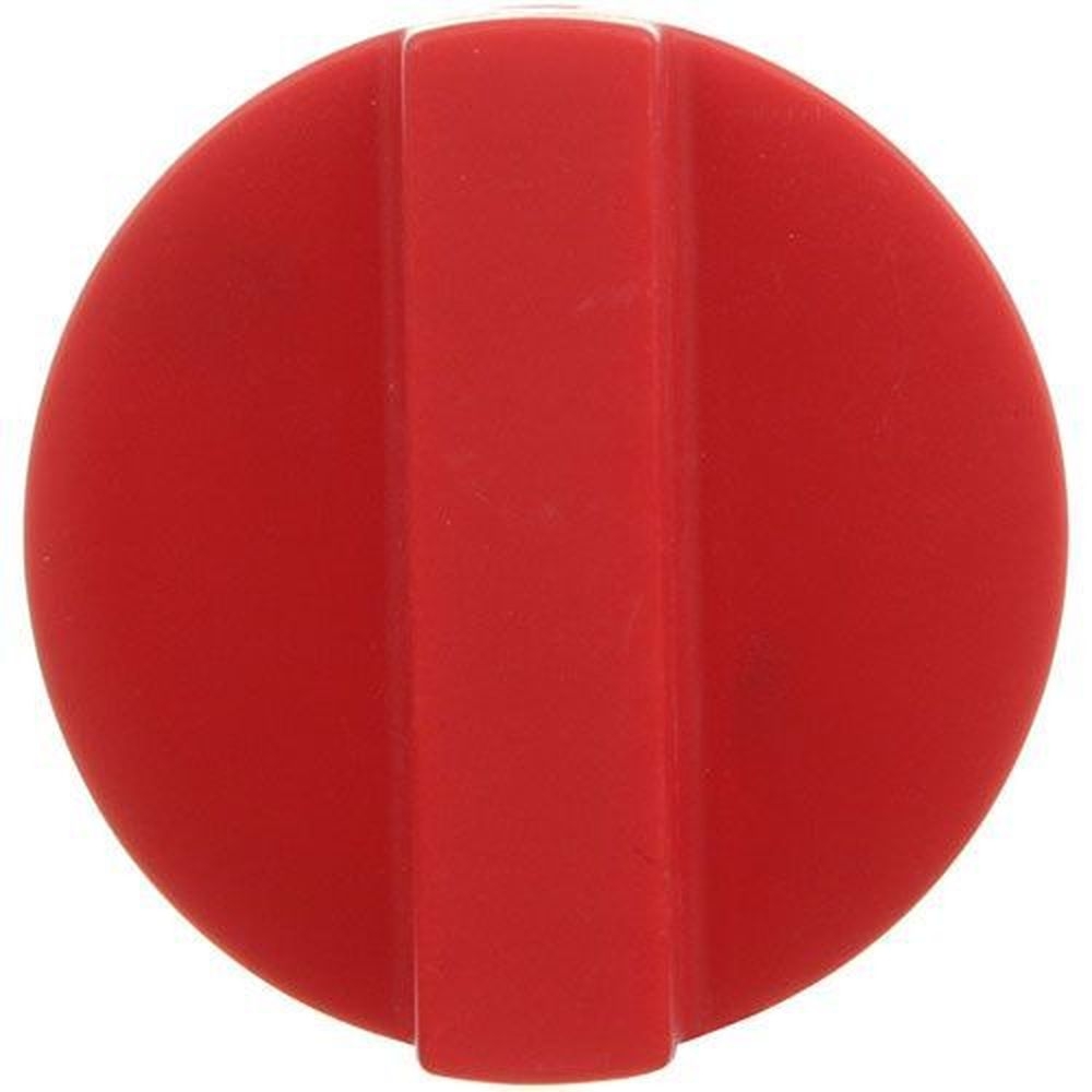 Hobart Red Plastic Knob for Hobart Part Number 00-420560-00001, 2 inch Dia.