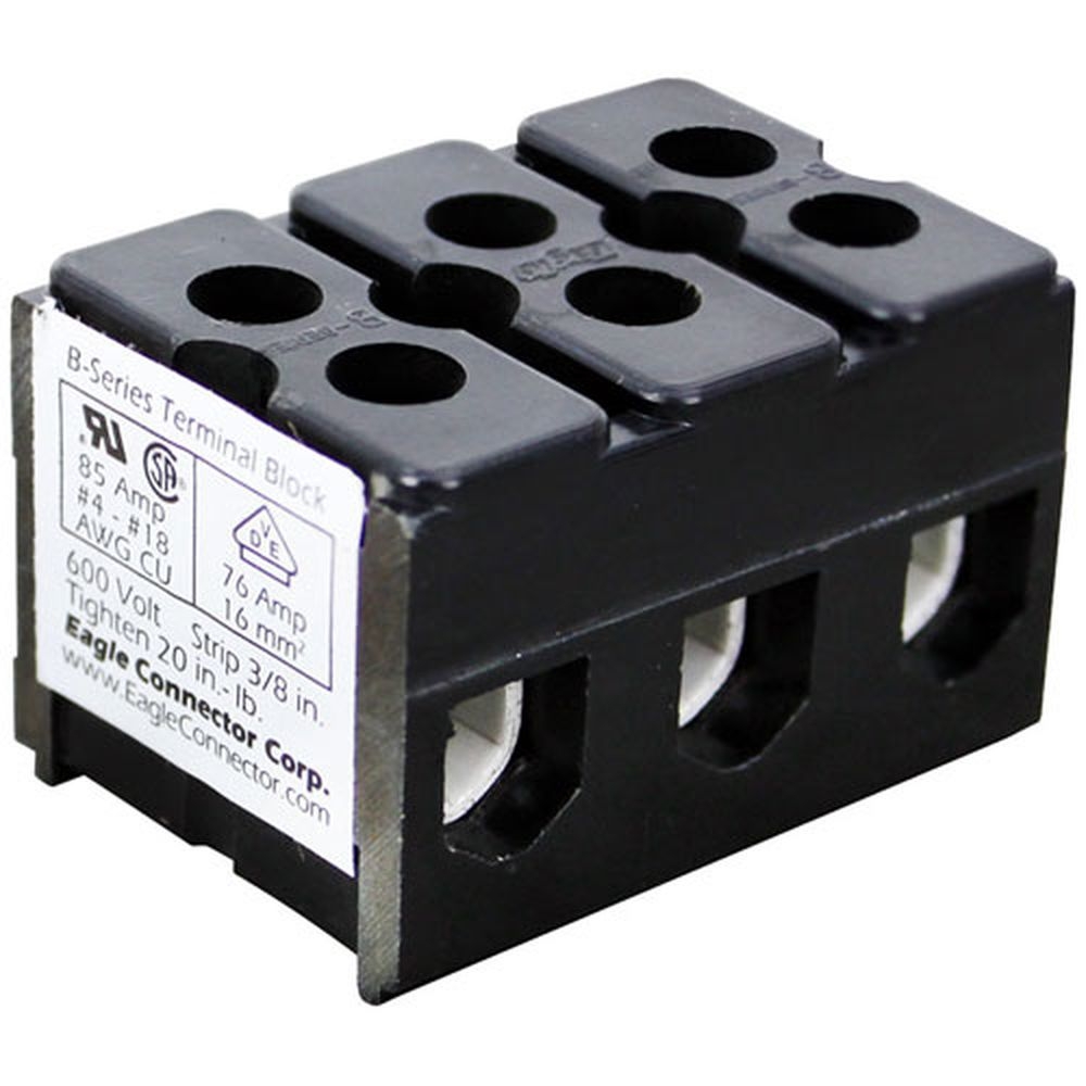 Southbend SOU1177361 3 Pole Terminal Block