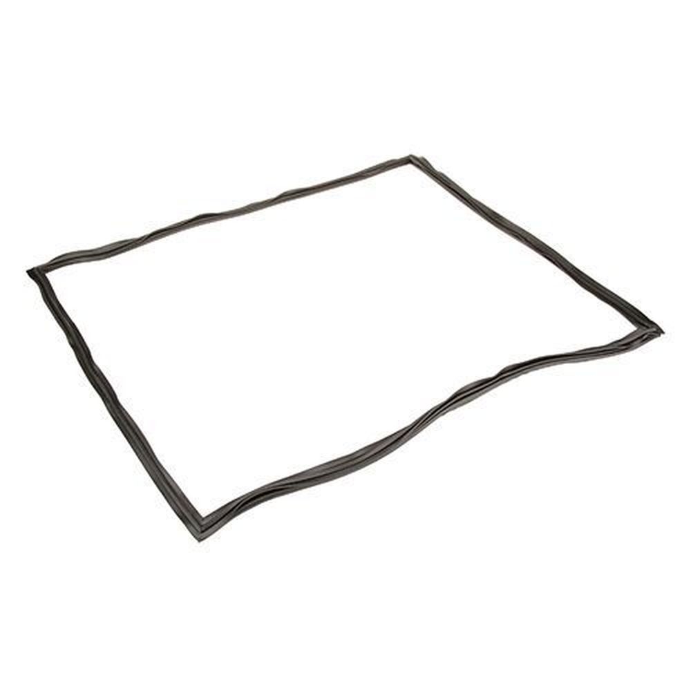 True Black Rubber Type R Door Gasket for True Part Number 810809, 23 x 26 1/4 inch