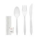 Northwest Enterprises Party Essentials White Polypropylene 6 Piece Cutlery Set -- 250 per case