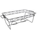 Northwest Enterprises Party Essentials Black Full Size Elegance Rack -- 24 per case
