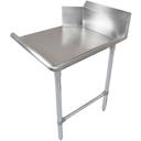 John Boos 14 Gauge Stainless Steel 300 Series Clean Straight Right Dishtable, 144 inch Length.