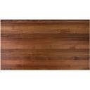 John Boos Tuff Var Finish Rectangular Walnut Butcher Block Top, 48 x 30 x 1 1/2 inch.
