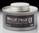 Hollowick Value Heat 6 Hour Screw Top Liquid Wick Chafing Fuel, 2.25 x 3.375 x 3.375 inch -- 24 per case.