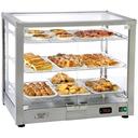 Equipex Roller Grill Stainless Steel 3 Tier Warming Display
