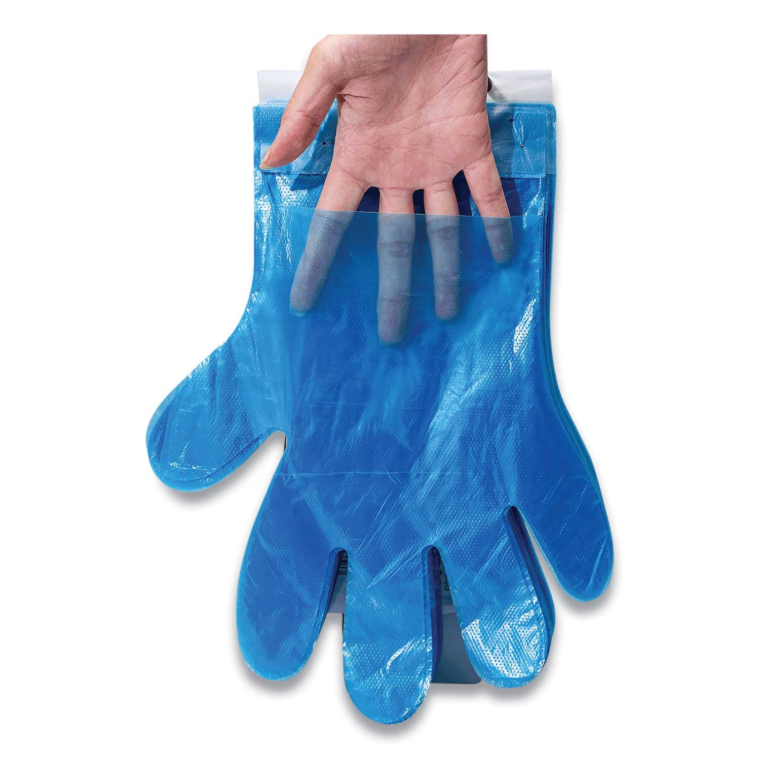 Inteplast Group Polyethylene Clear One Size Reddi-to-Go Poly Gloves -- 8000 per case