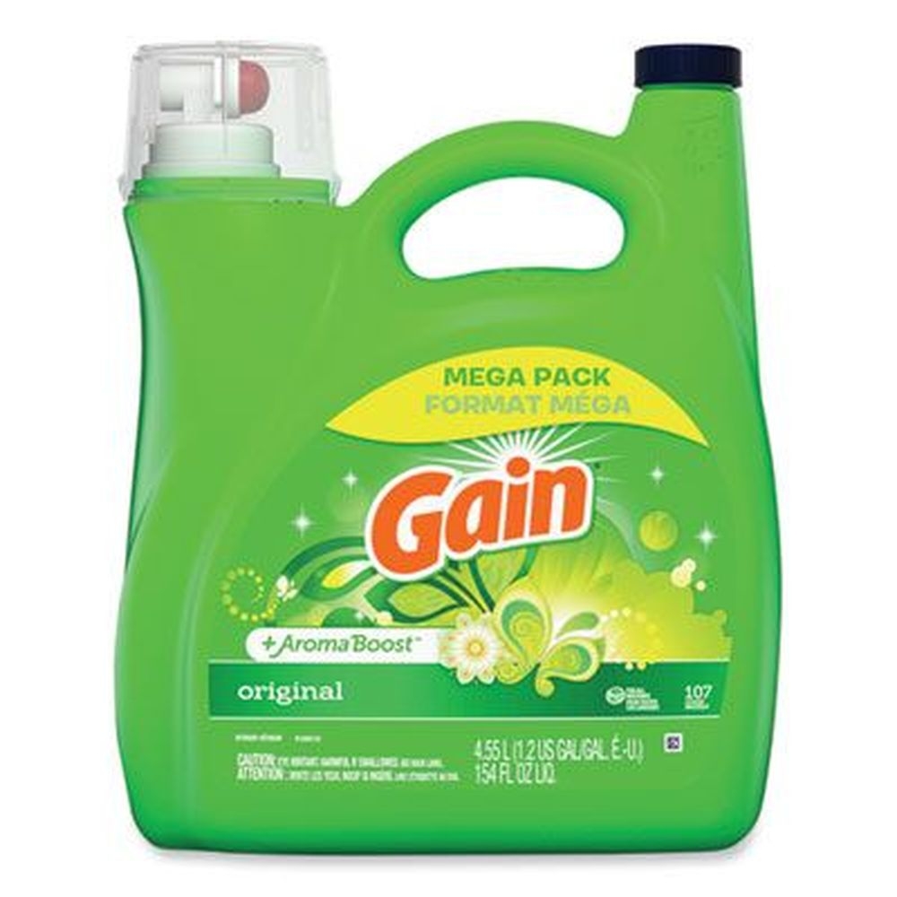 Gain Original Scent Liquid Laundry Detergent, 154 Ounce Bottle
