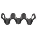 Tablecraft Taco Taxi Black Melamine 2-3 Tacos Holder, 7 x 2 1/4 x 1 5/8 inch