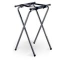 Tablecraft Chrome Plated Double Bar Tray Stand, 18.25 x 16.5 x 31.75 inch