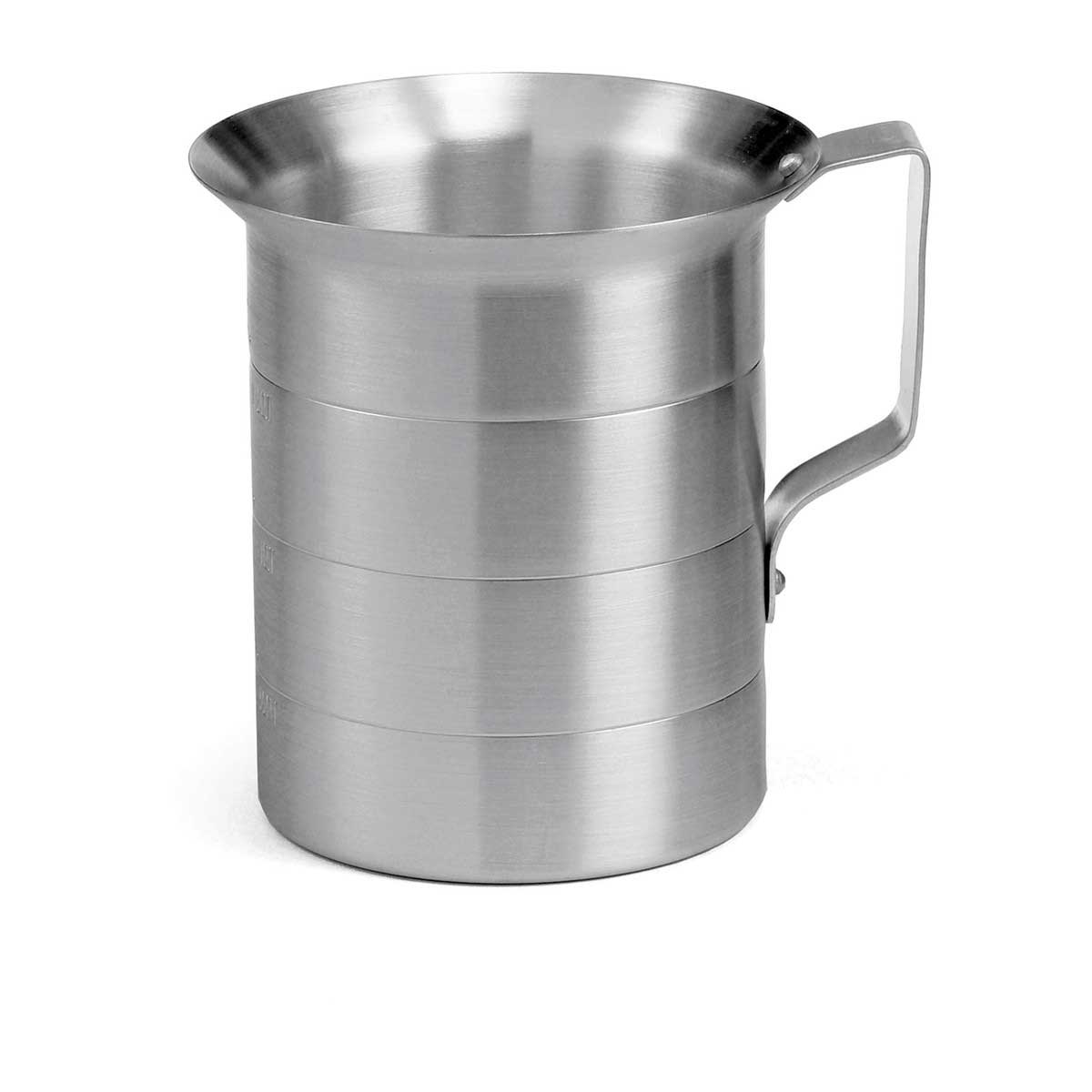 Tablecraft Aluminum Graduated Measure, 4 Quart Capacity