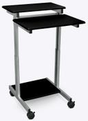 Luxor Black Standing Presentation Station, 24 x 29 inch