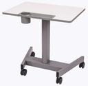Luxor Black Student Pneumatic Sit Stand Desk, 27.5 x 19.5 x 29 to 43.5 inch Height
