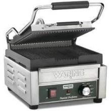 Waring Commercial Compact Italian Style Panini Perfetto Gill, 9 34 x 9 1/4 inch.