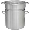 Winco Aluminium Colander with Base and Handle, 11 Quart.