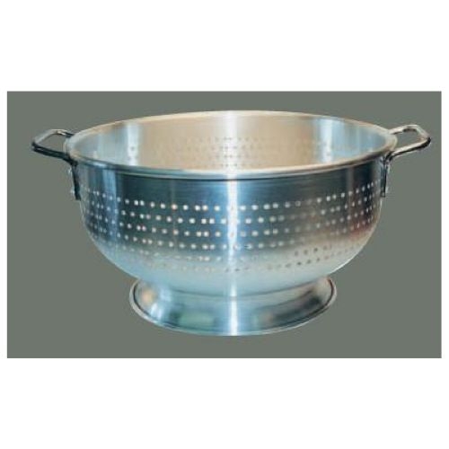 Winco Aluminium Colander with Base, 8 Quart.