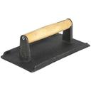 Winco Cast Iron Steak Weight, 9 x 5 1/4 inch -- 6 per case.