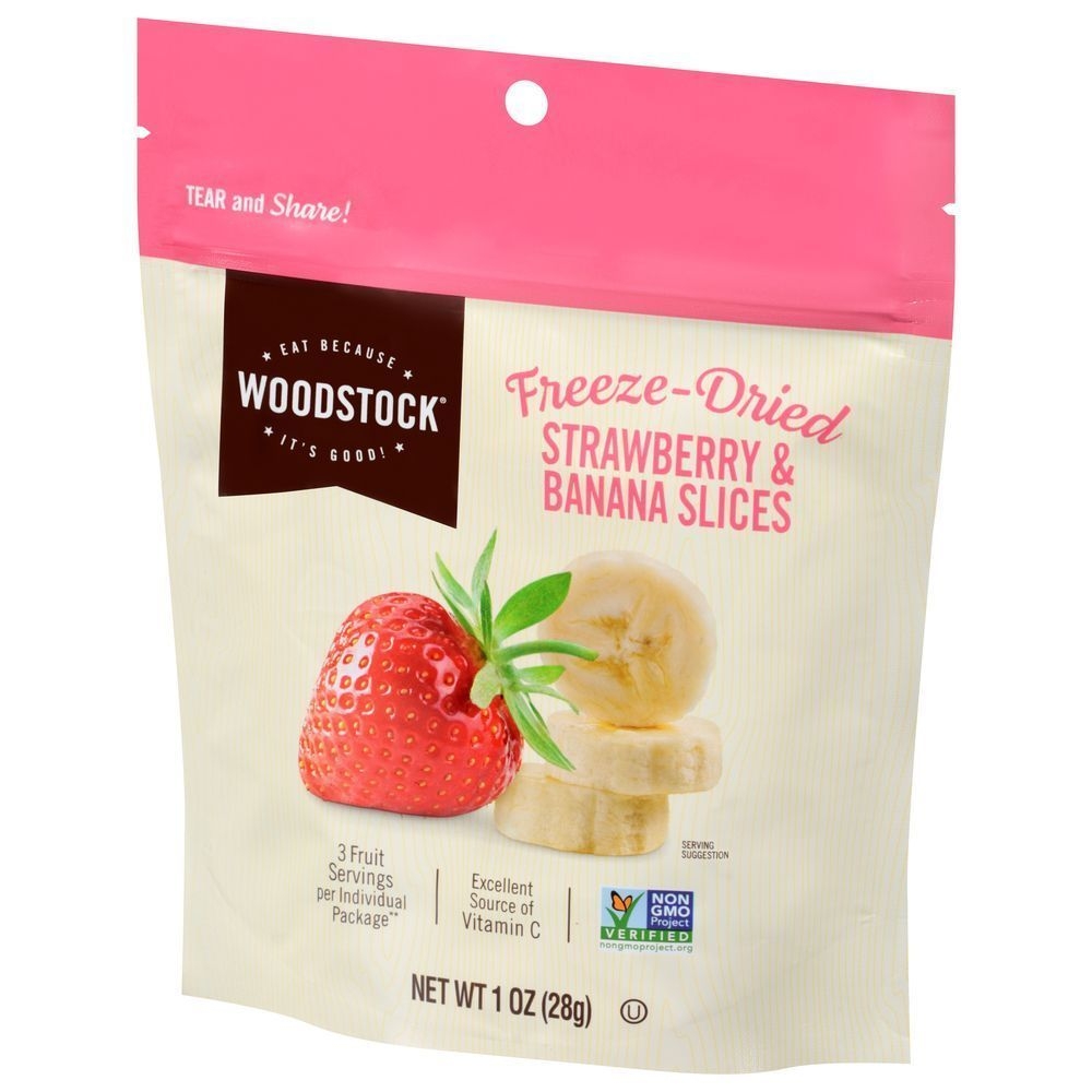 Freeze Dried Strawberry and Banana Slices
