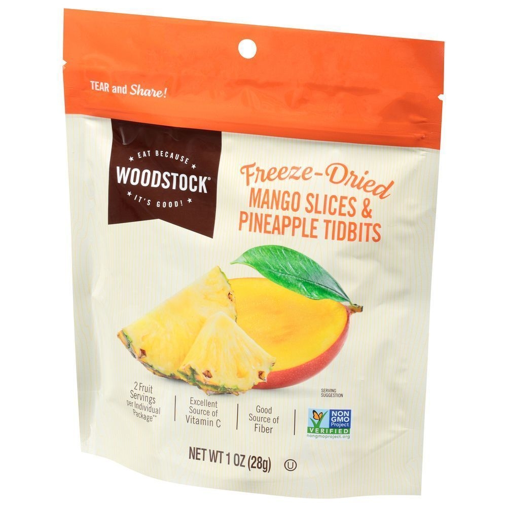 Freeze Dried Mango Slices and Pineapple Tidbits