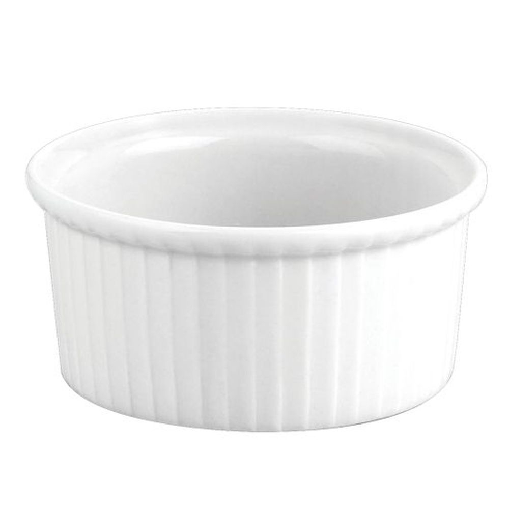 4 Ounce Porcelain Ramekin Plisse, 12 count