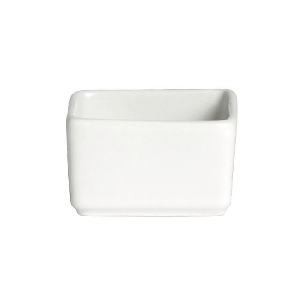 A La Carte Cafe Porcelain 2.25 Ounce Square Ramekin, 36 count