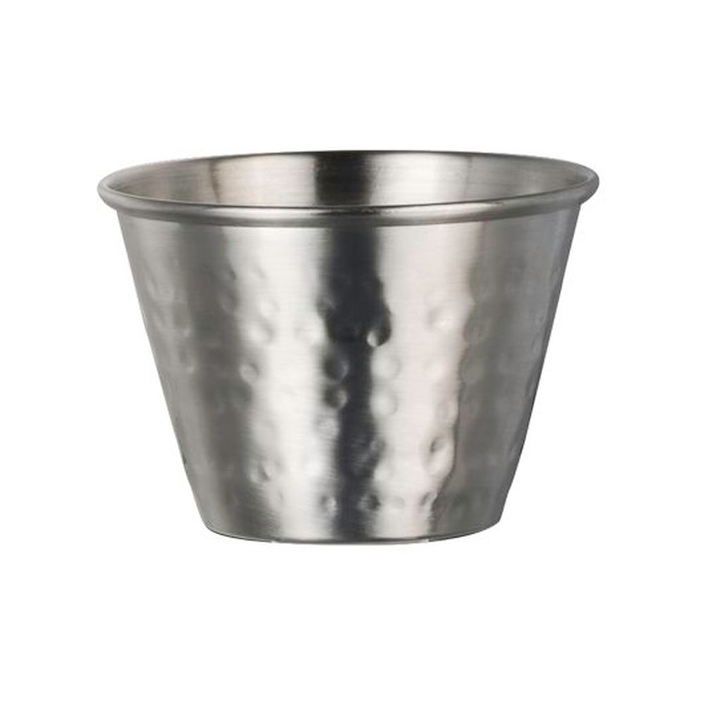 Stainless Steel 2.5 Ounce Large Hammered Ramekin, 48 count