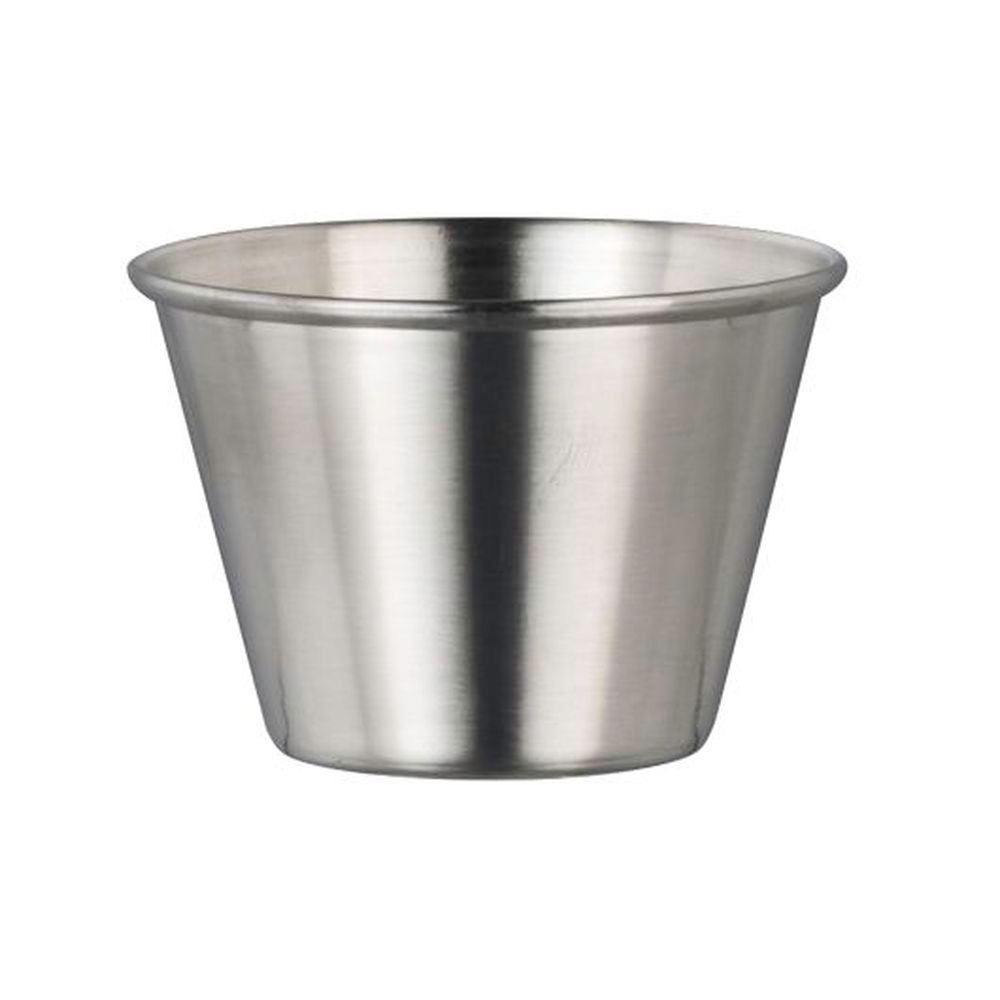 Stainless Steel 2.5 Ounce Satin Large Ramekin, 48 count
